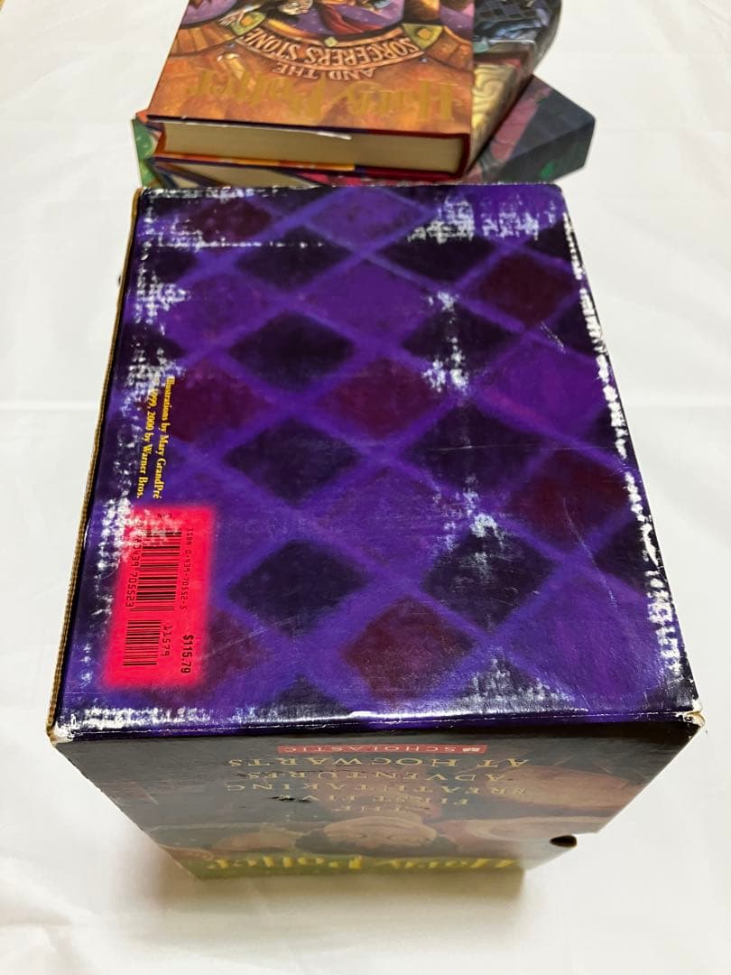 洋書・ハリーポッター5巻セット・5冊セット・収納BOX付き・ペーパーボックス付き