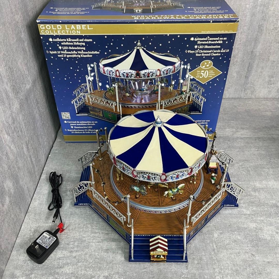 激レア ミスタークリスマス カルーセル メリーゴーランド オルゴール 50曲