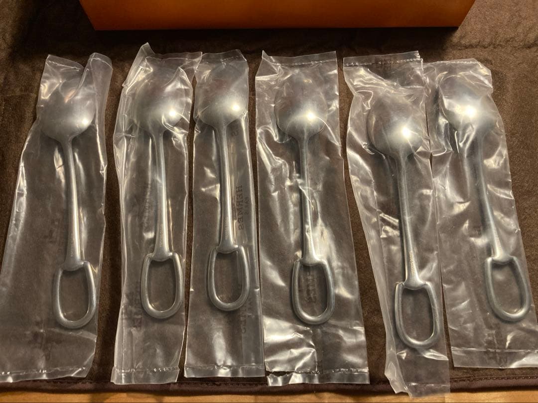 【未使用】HERMES アトラージュ ディナースプーン 6点エルメス カトラリー