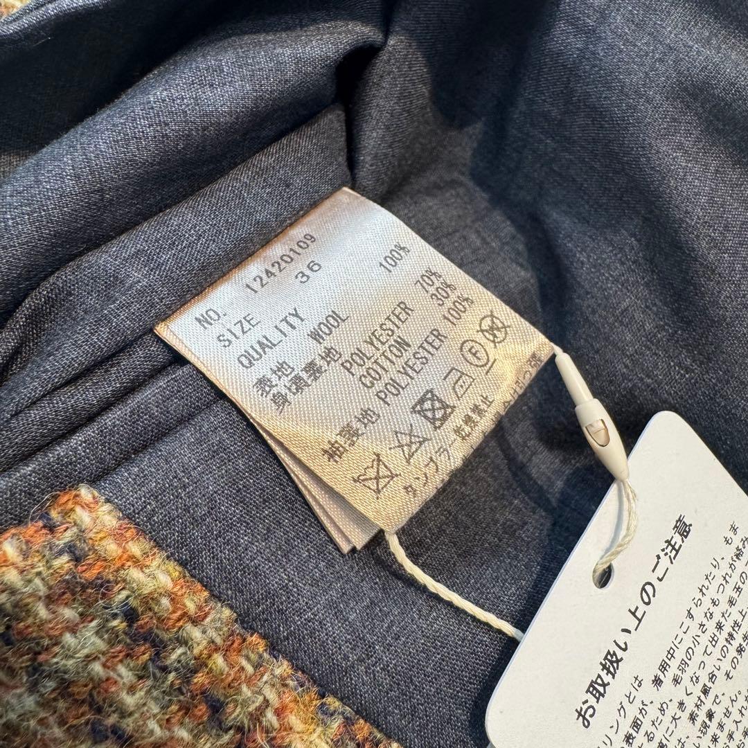 ◼️新品TODAYFUL ウールチェックジャケット SIZE36