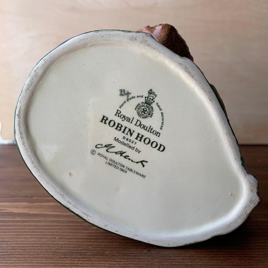 英国　イギリス製　ロイヤルドルトン　トビージャグ　ビンテージ　ハンドペイント