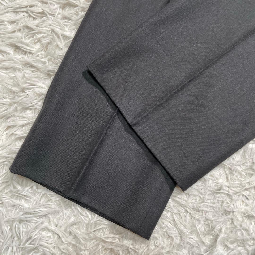 極美品　DAKS スーツ　セットアップ　3ピース　ベスト　グレー　XL