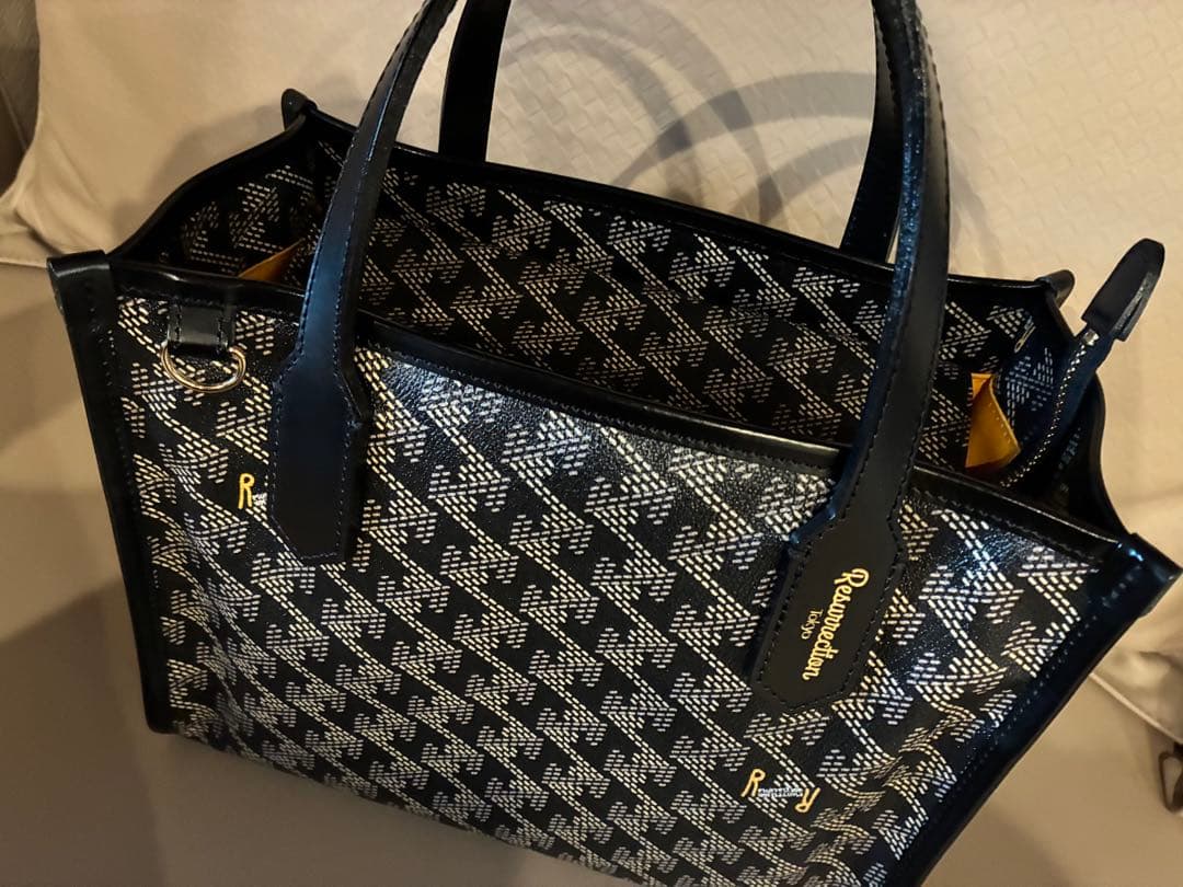 レザレクション　ラニウス　スクエアミニ　トートバッグ　黒