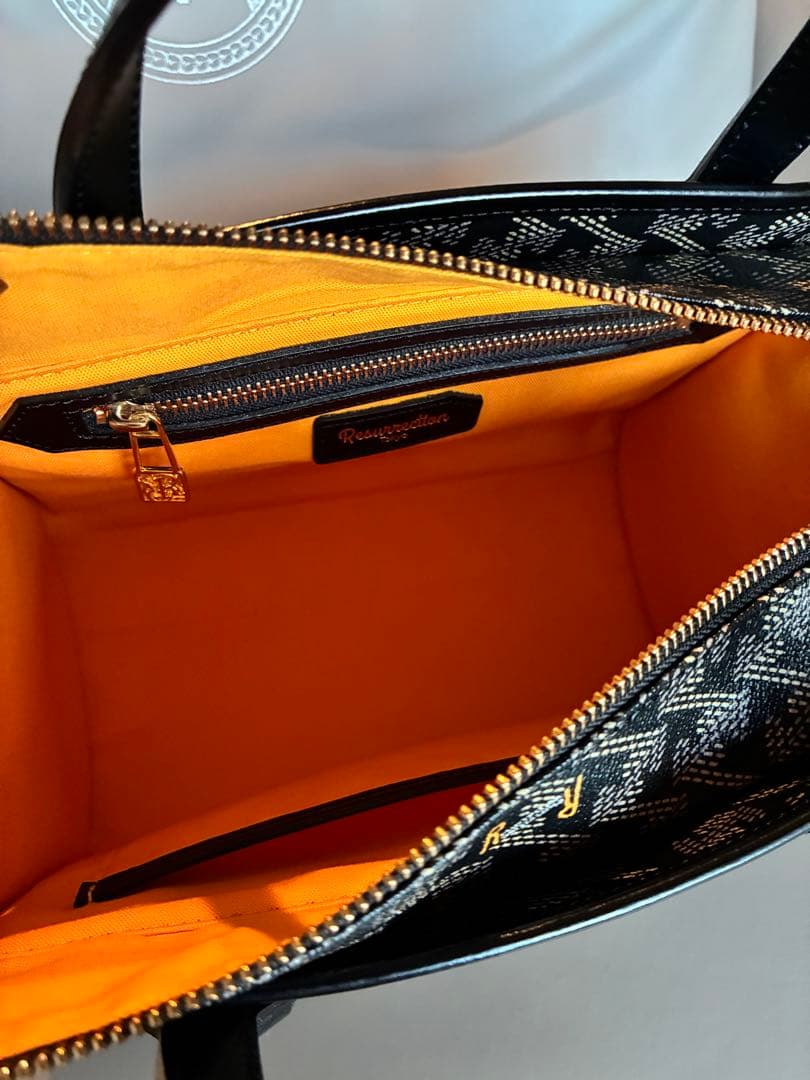 レザレクション　ラニウス　スクエアミニ　トートバッグ　黒