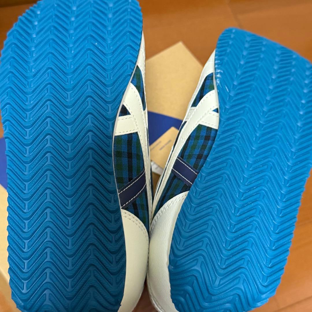 familiar　ファミリア　asics チェック柄 靴 新品　XB 21センチ