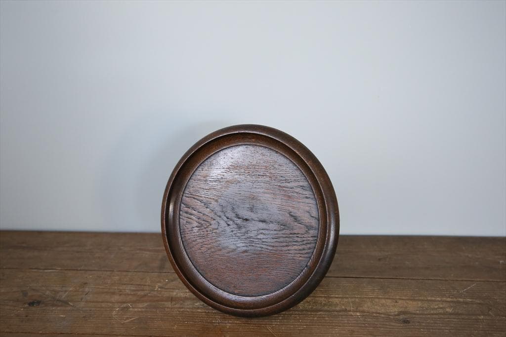 英国アンティーク木製コンポート/ケーキスタンド/コンポティエ/飾り棚(92-74