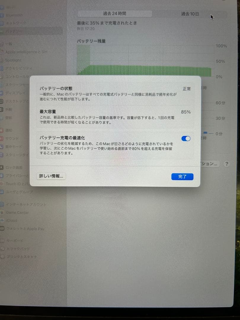 付属品完備　MacBook Air 2020 M1 8GB/512GB