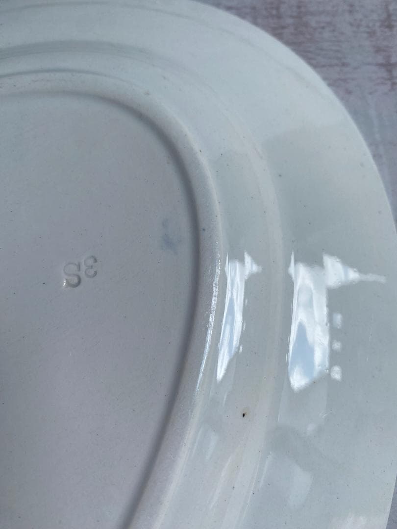 フランス アンティーク サルグミンヌ モーツァルト オーバル皿