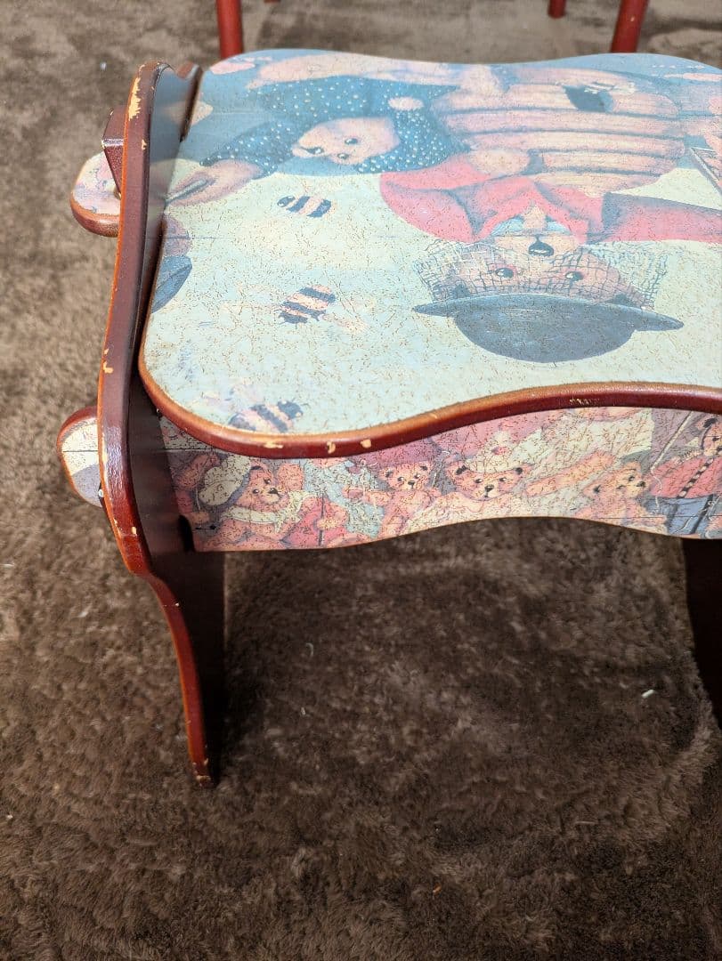 机　椅子　テディベアー　カントリー