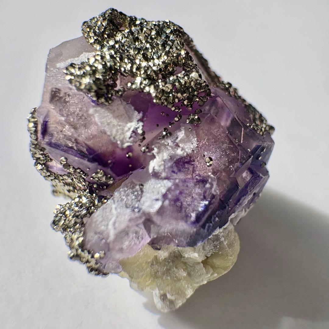 519 中国 内モンゴル産 レアタイプ フローライト&パイライト