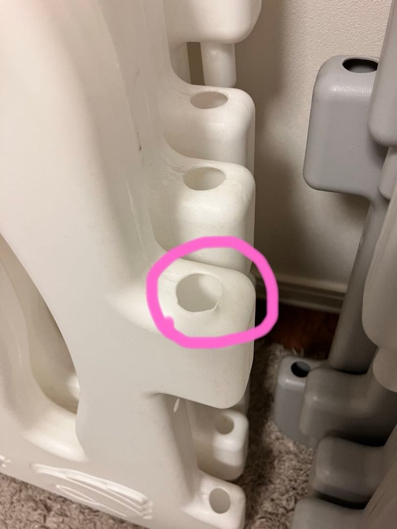 送料込み　Ifam ベビーサークル8枚＋スタンド ストッパー2個