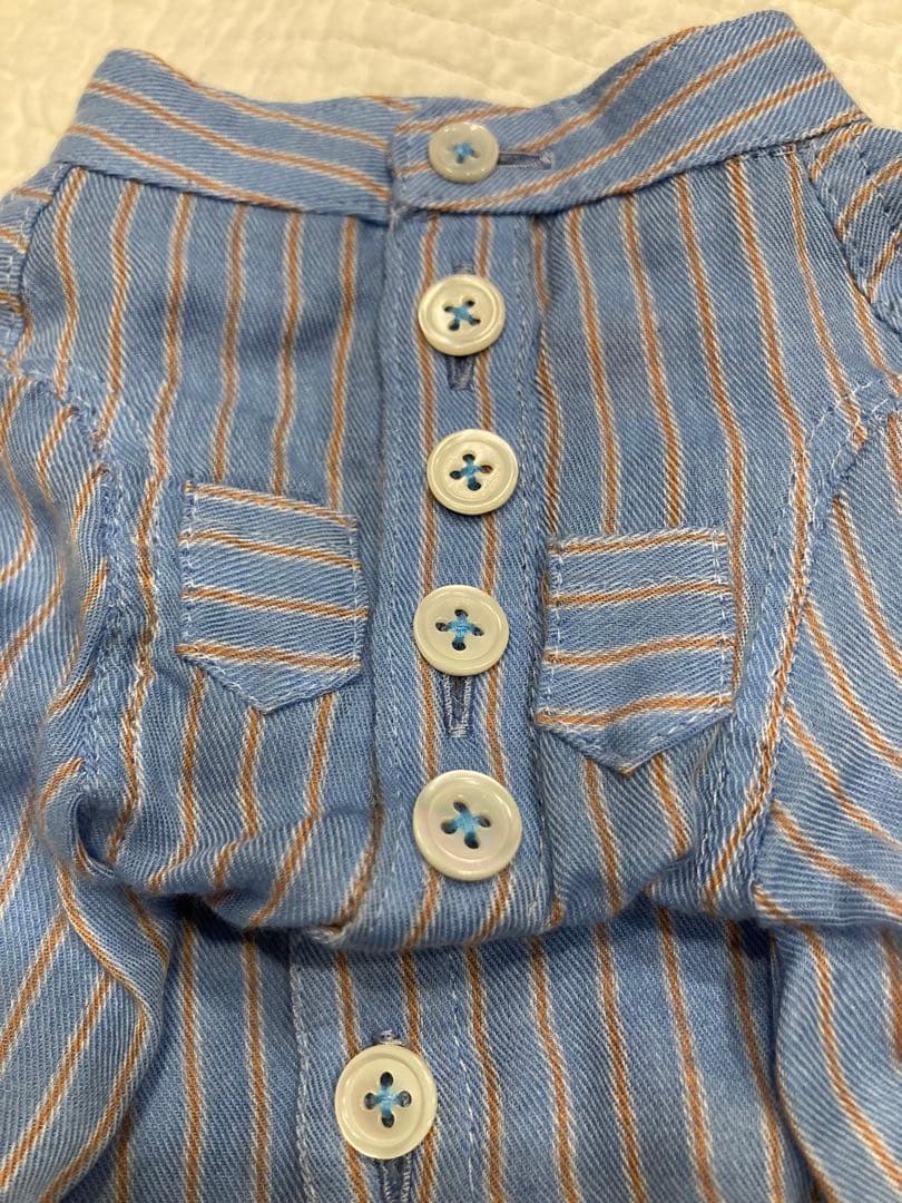 アトリエジジ　バンドカラー　シャツ