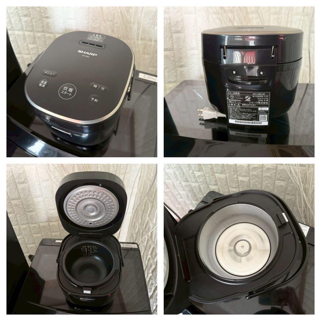 都内23区送料無料✨ブラック4点セット✨冷蔵庫・洗濯機・電子レンジ・炊飯器