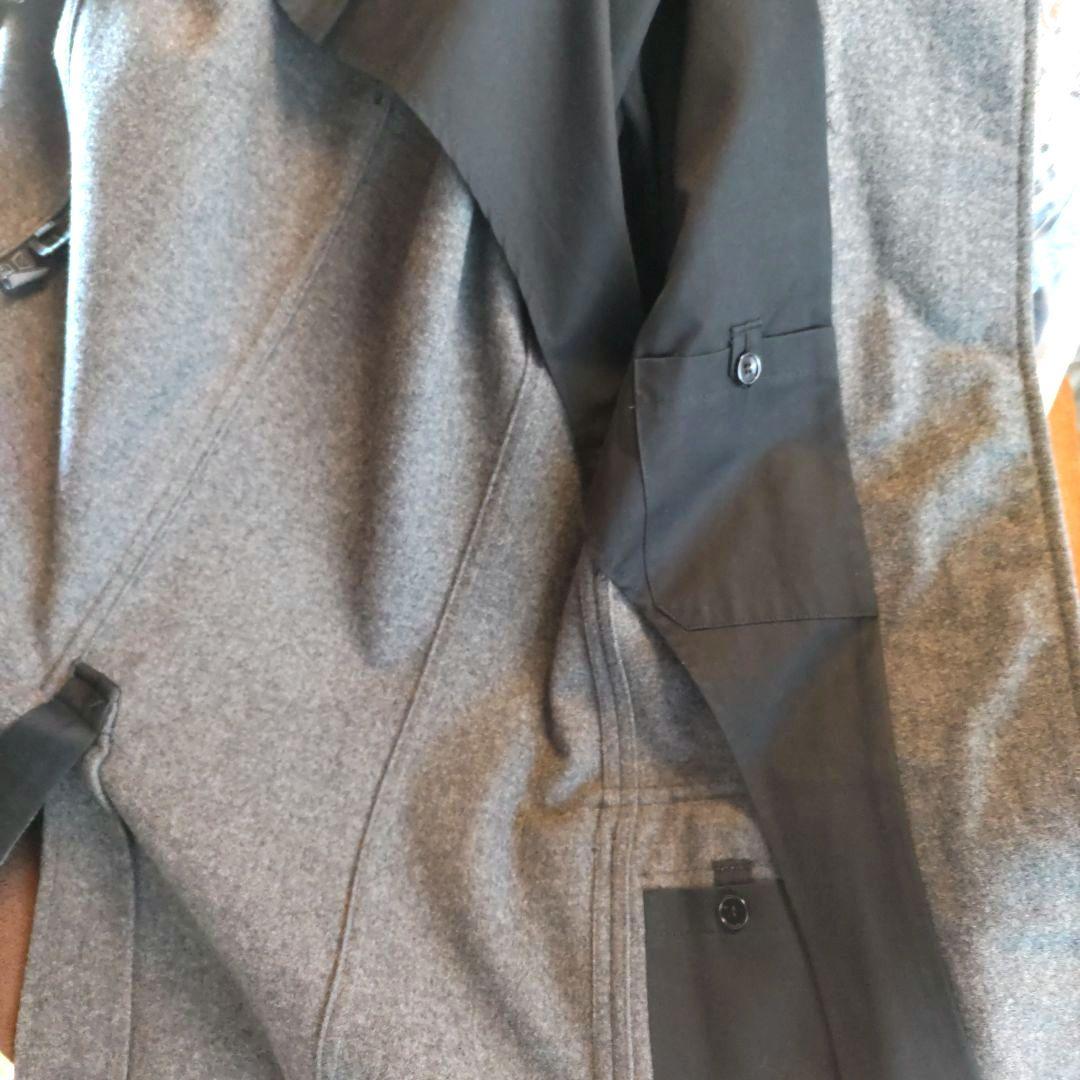 【プラダ】 ウールステンカラージャケット グレー　made in Italy