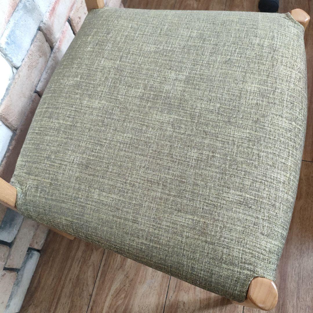 ORION　朝日木材　ダイニングチェア　合皮カバー付き　２脚