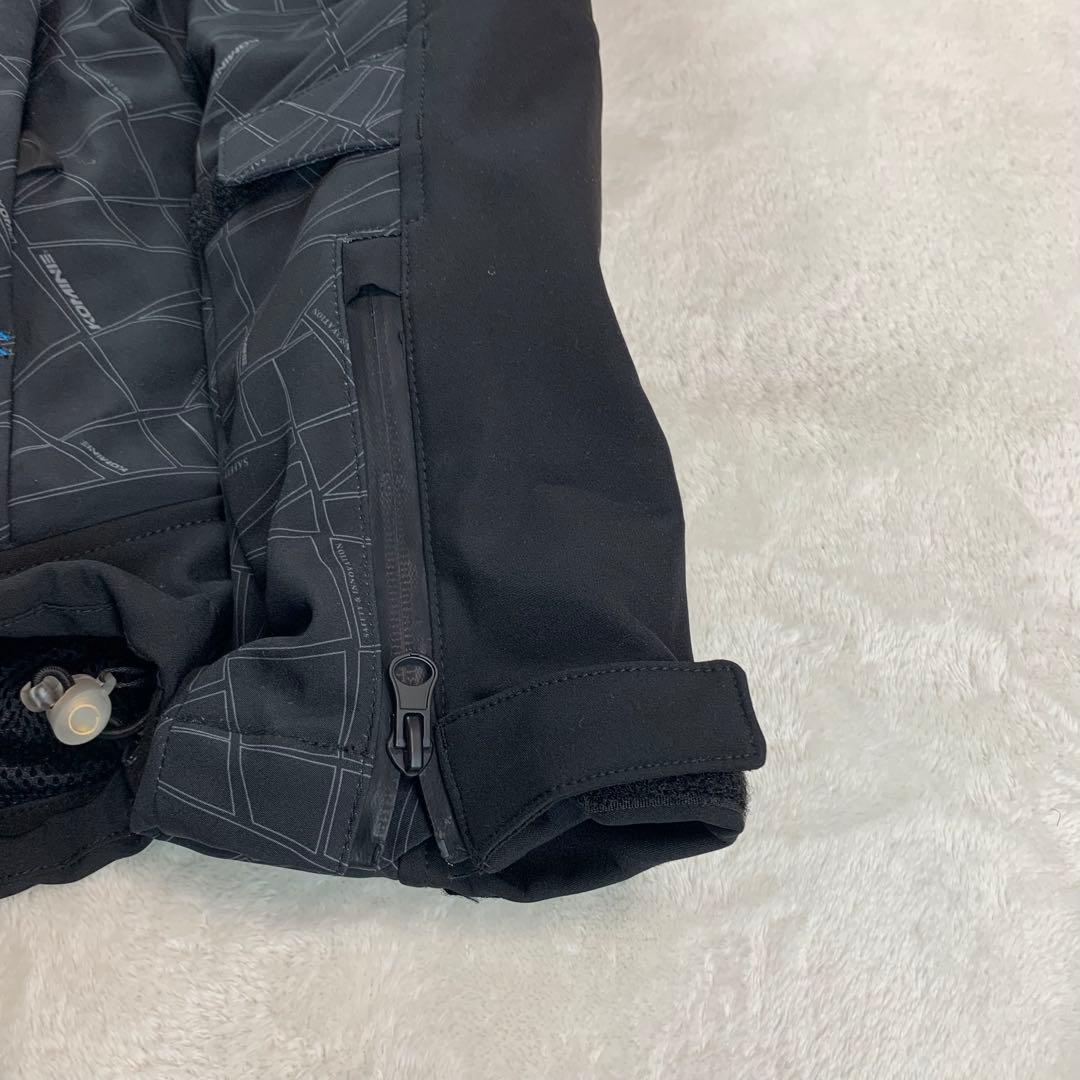 美品　コミネ バイク用 プロテクトソフトシェルウィンターパーカ-イフ Lサイズ