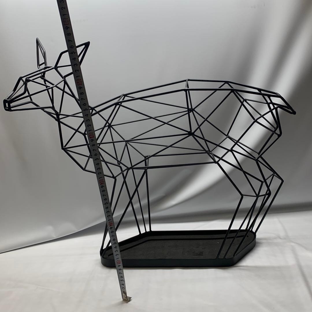 シカの傘立て 鹿 シャドーワイヤー UMBRELLA STAND DEER