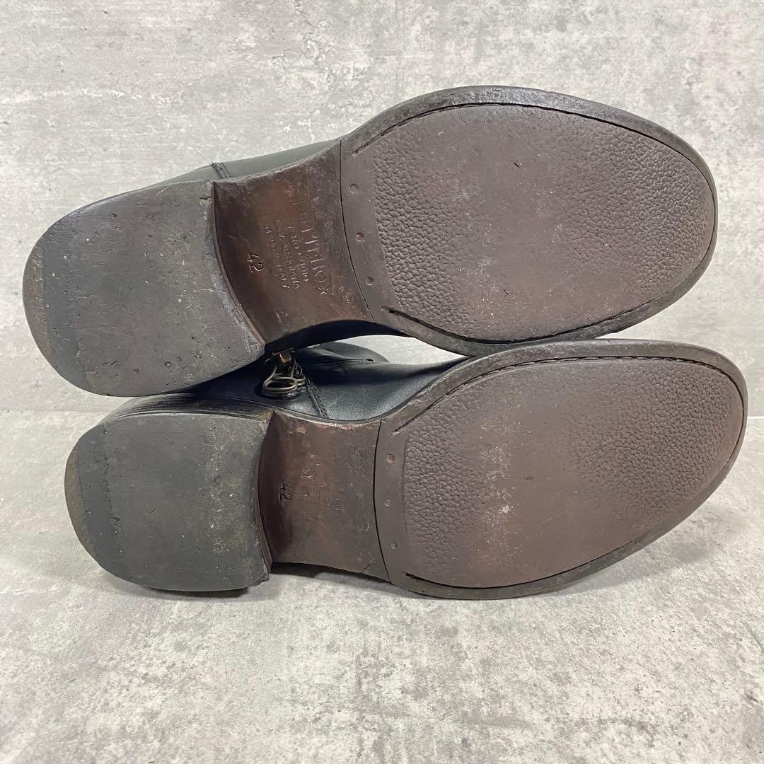 【美品】BUTTERO ブッテロ B825 サイドジップ レザー 42