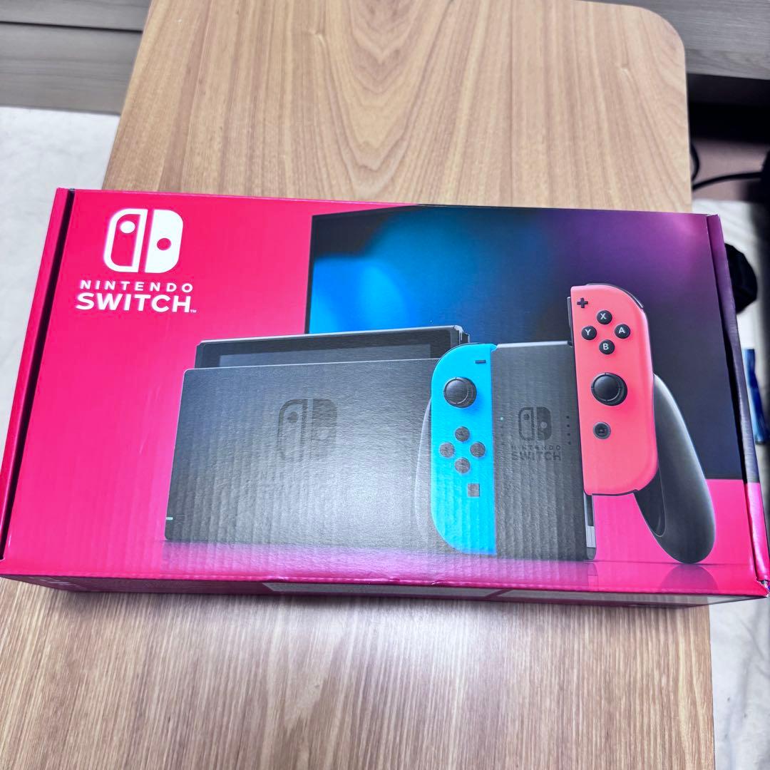 【美品】 Nintendo Switch ネオンブルー/ネオンレッド 本体
