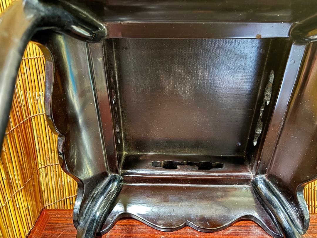 超貴重 江戸時代 伊達家から最上家に渡った 家紋の座卓