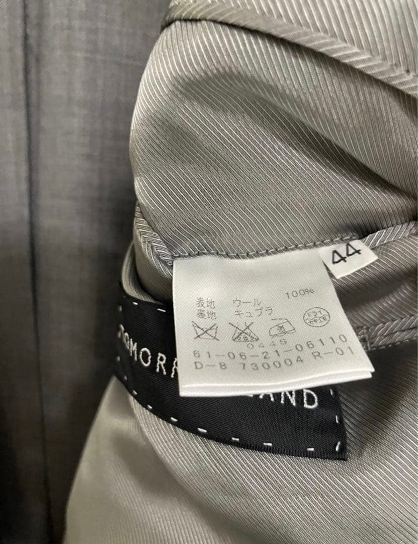 TOMORROWLAND スーツ　高級　⭕️Zegna 未使用　⭐️17万円購入