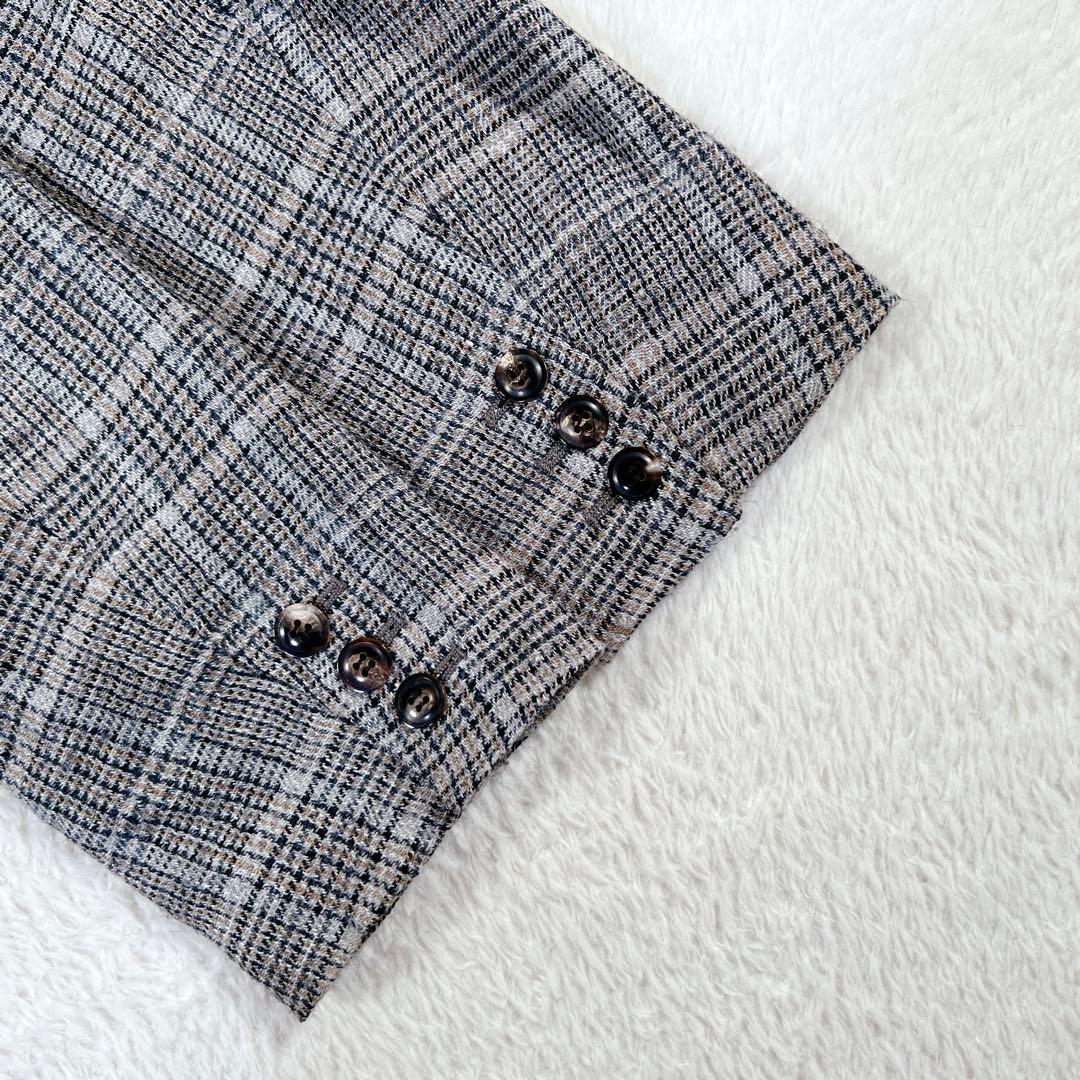 人気✨ガリャルダガランテ 大草直子さんコラボ ピークドラペルジャケット チェック