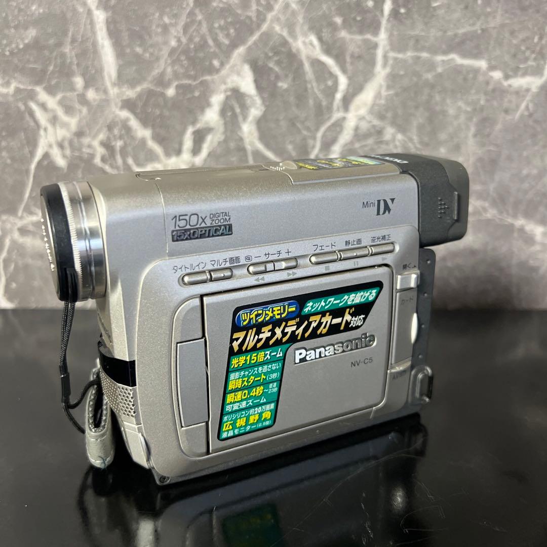 【通電確認済】Panasonic NV-C5 ビデオカメラ miniDV