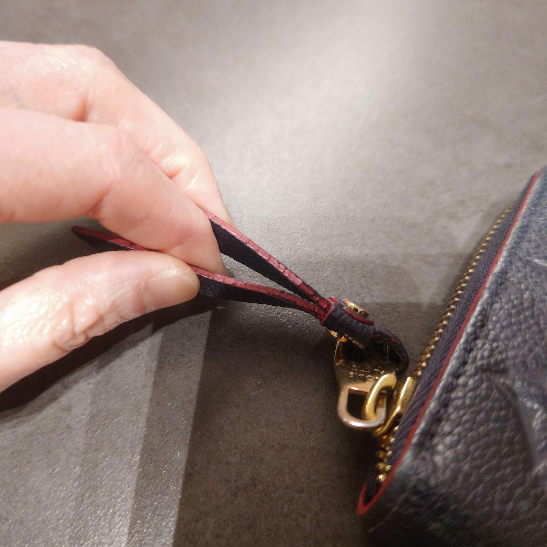 ヴィトン　長財布　ジッピーウォレット　アンプラント　マリーヌ　ルージュ