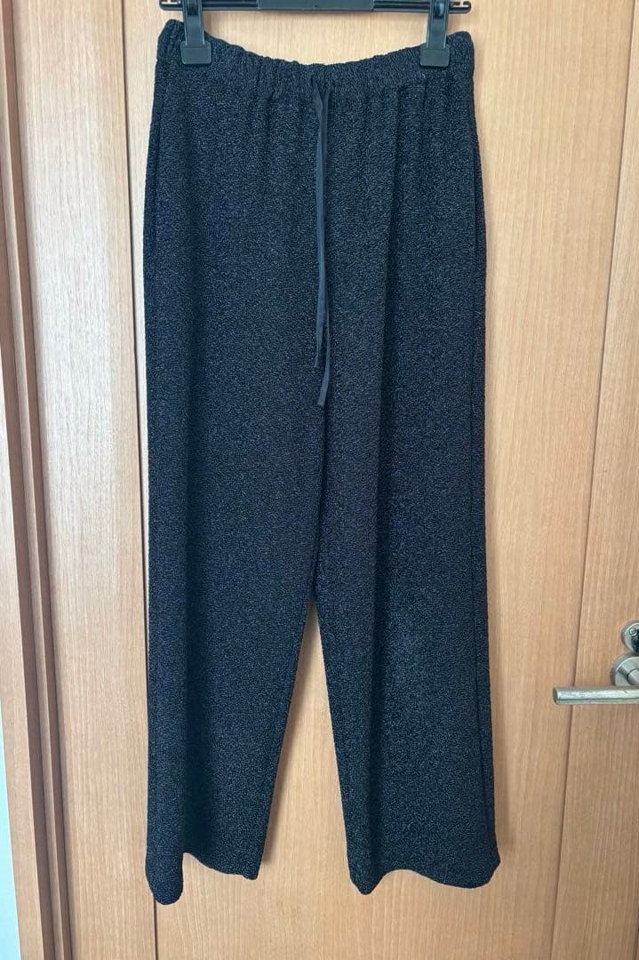 【未使用に近い】シーマリー cccmalie ラウンジパンツ ラメ ブラック