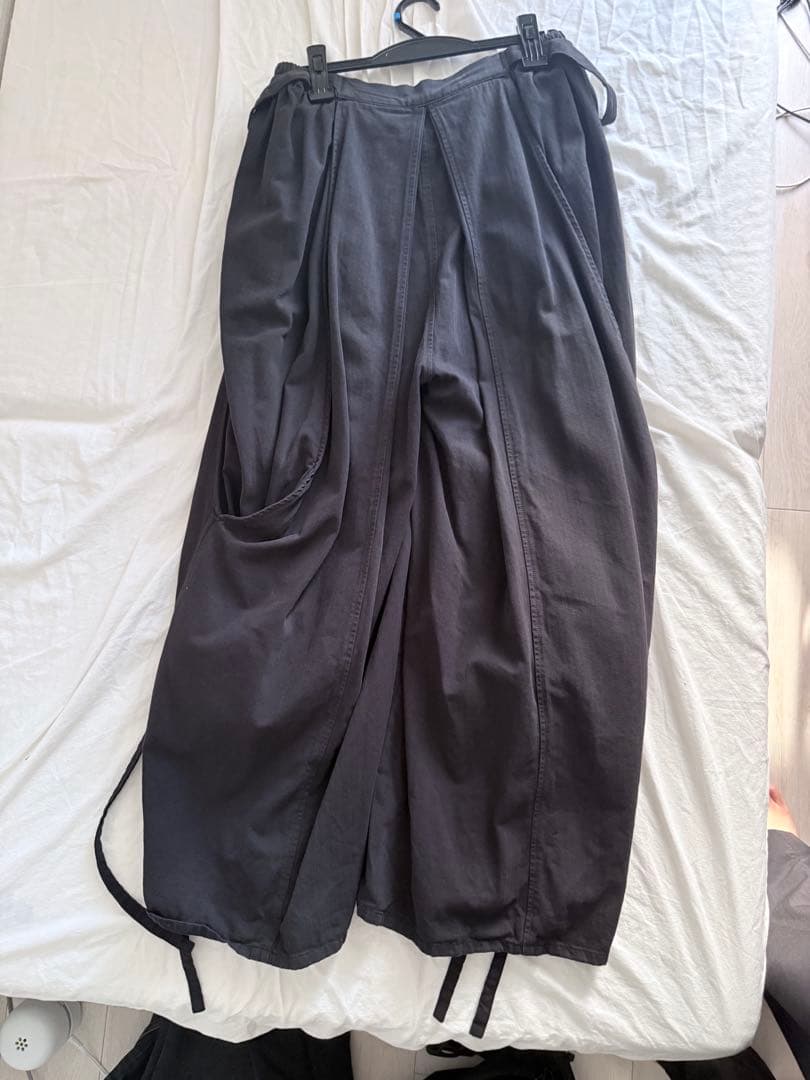 Prospectiveflow TATSUMA BLACK袴 ジョガーパンツ