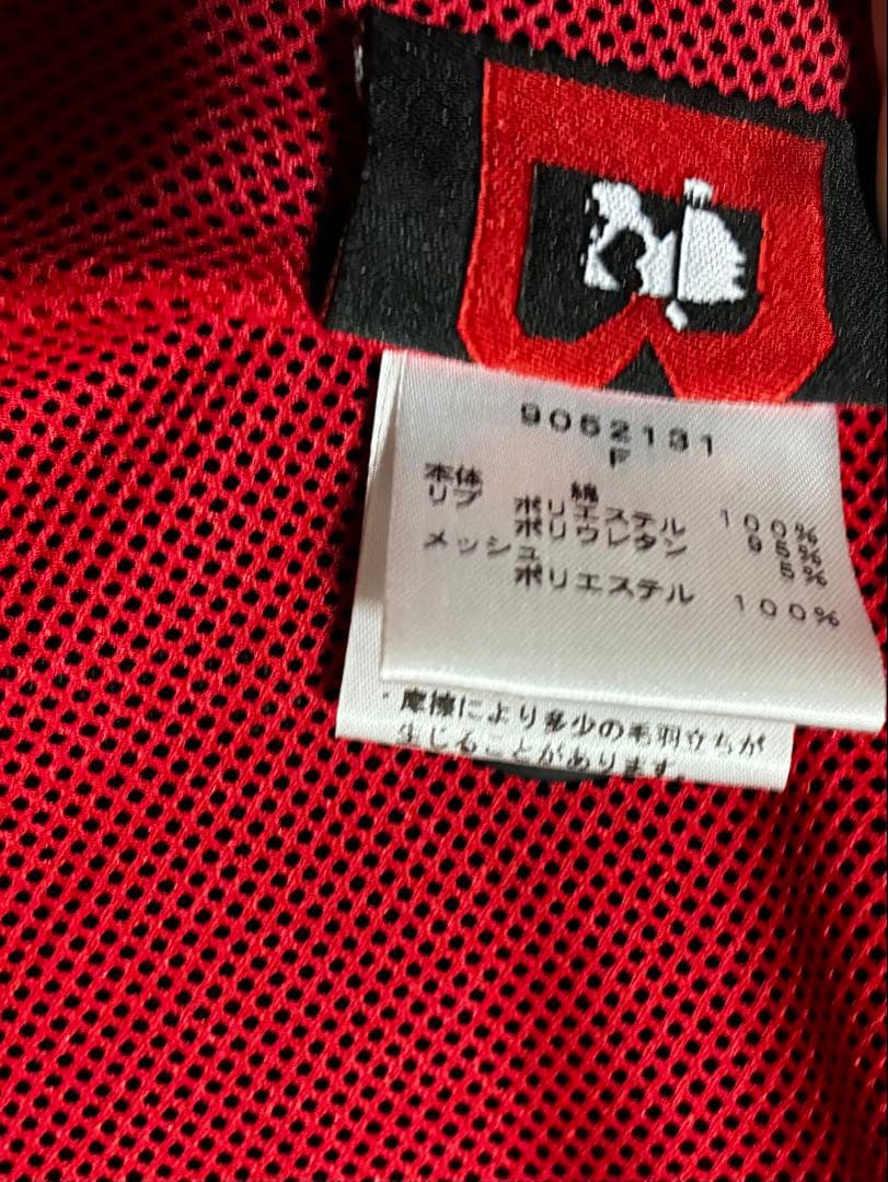 エターナリー・ブレイズEBジャケット×ニットF 黒×赤　パンク