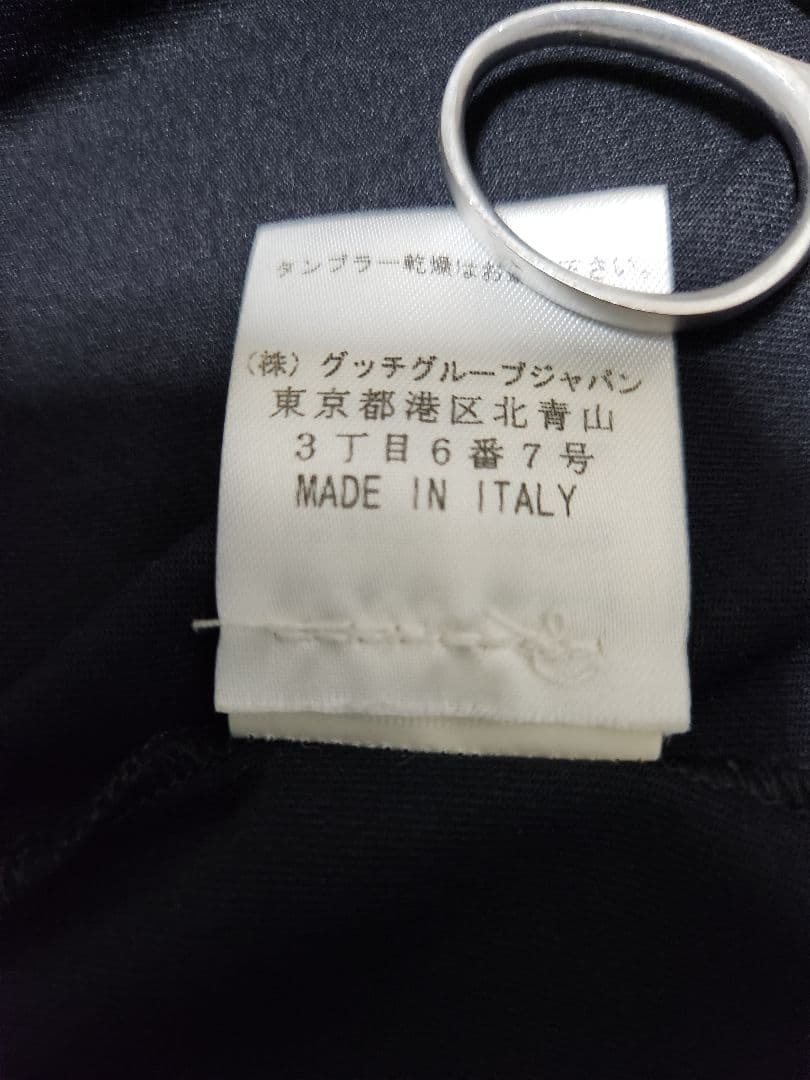 美品　グッチ 　シェリーライン　チャーム突き　ジャケット　黒XS