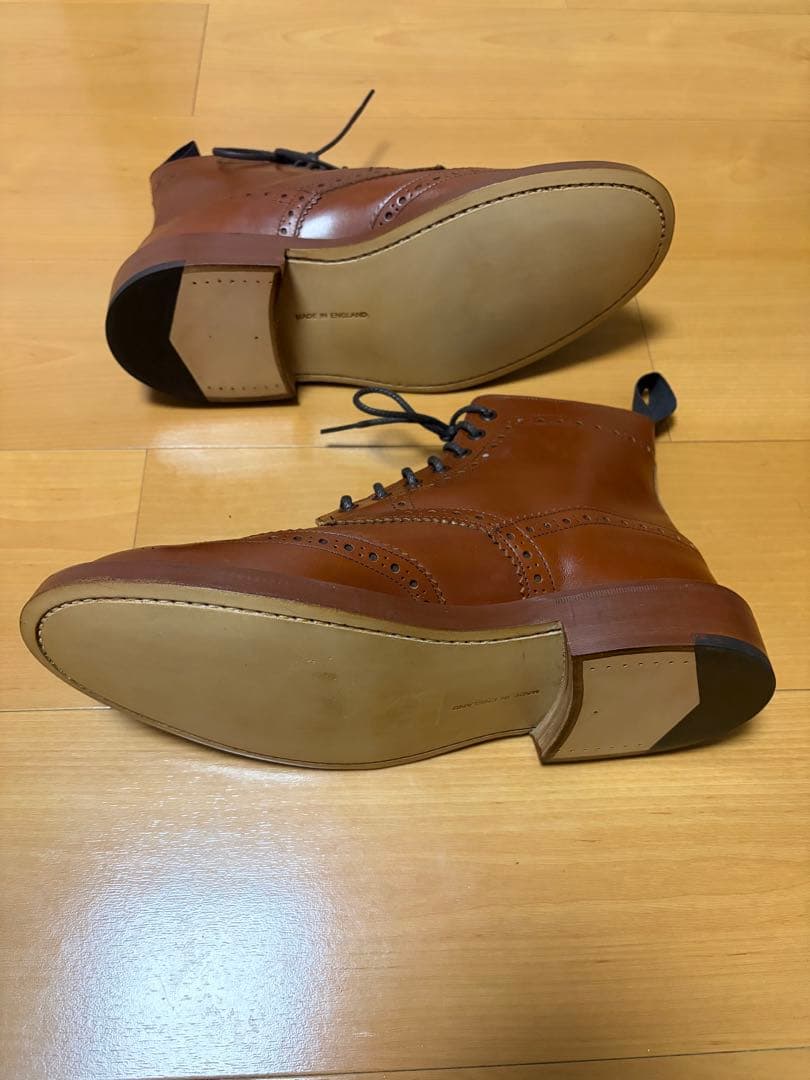 L*g様 未使用 Tricker's カントリーブーツ モールトン UK8.5