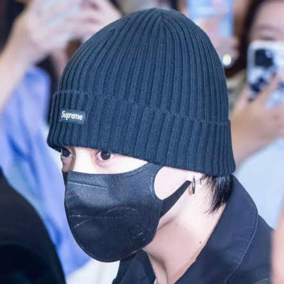 【極美品】 Supreme 25SS Overdyed Beanie 黒