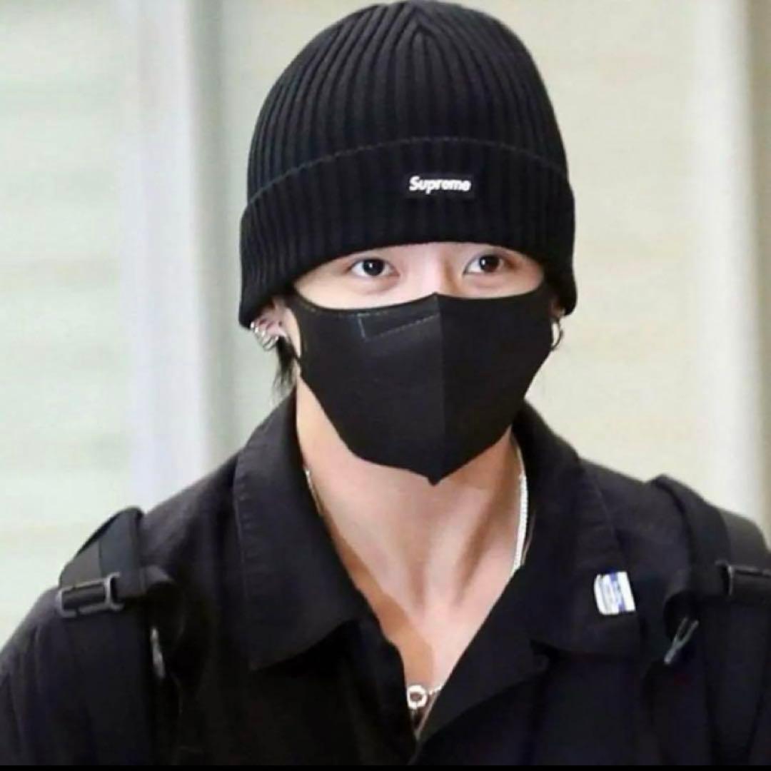 【極美品】 Supreme 25SS Overdyed Beanie 黒