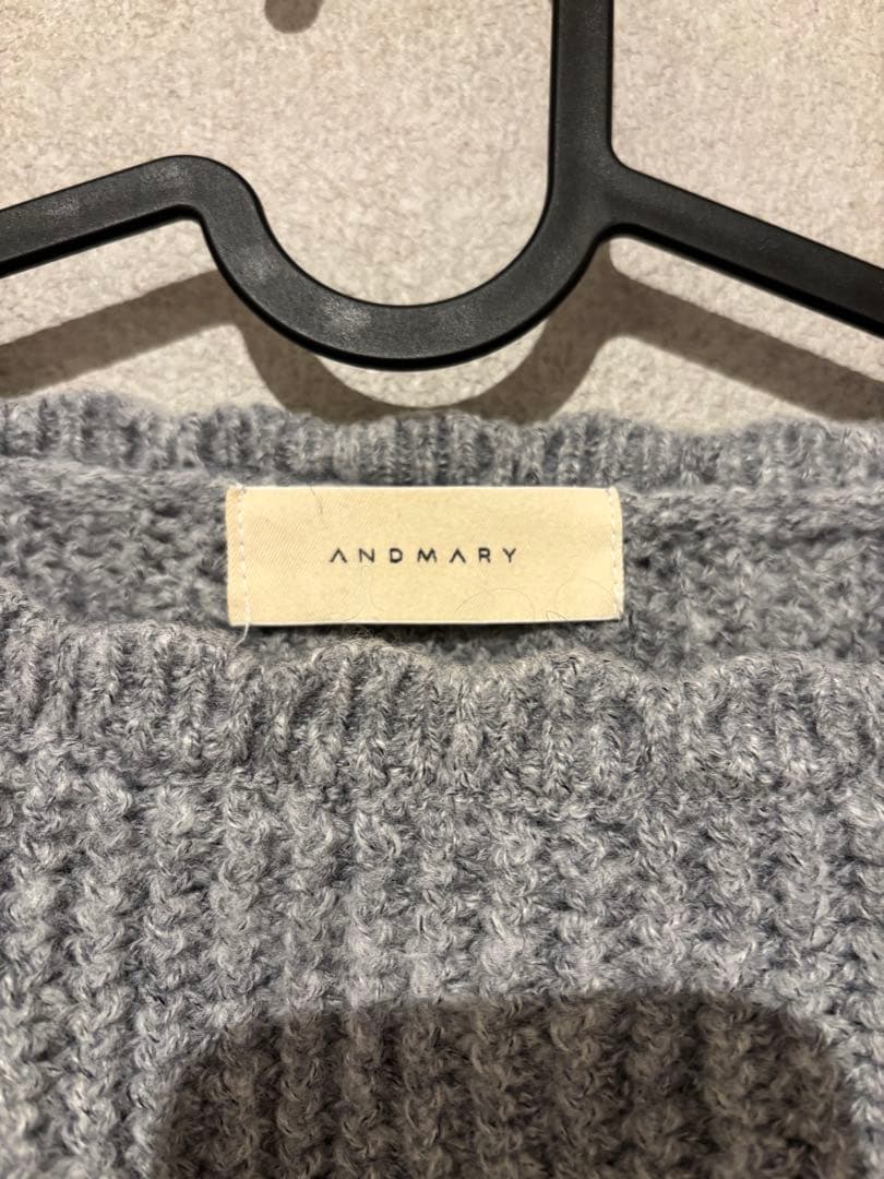 andmarry Heart stitch mini dress ミニワンピース