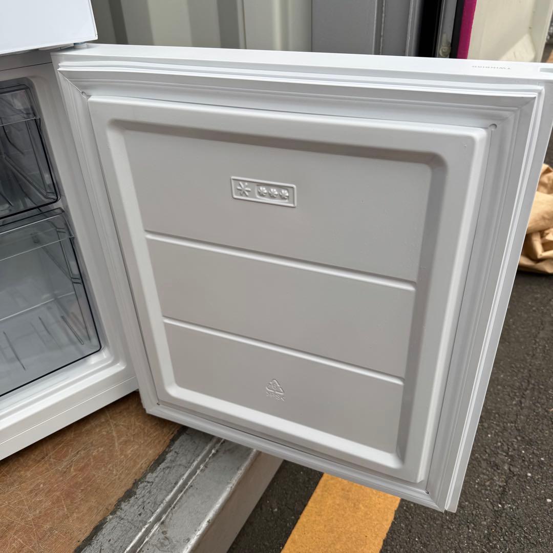 C7307★2024年製★ほぼ新品★ツインバード冷蔵庫ガラス　洗濯機　家電セット