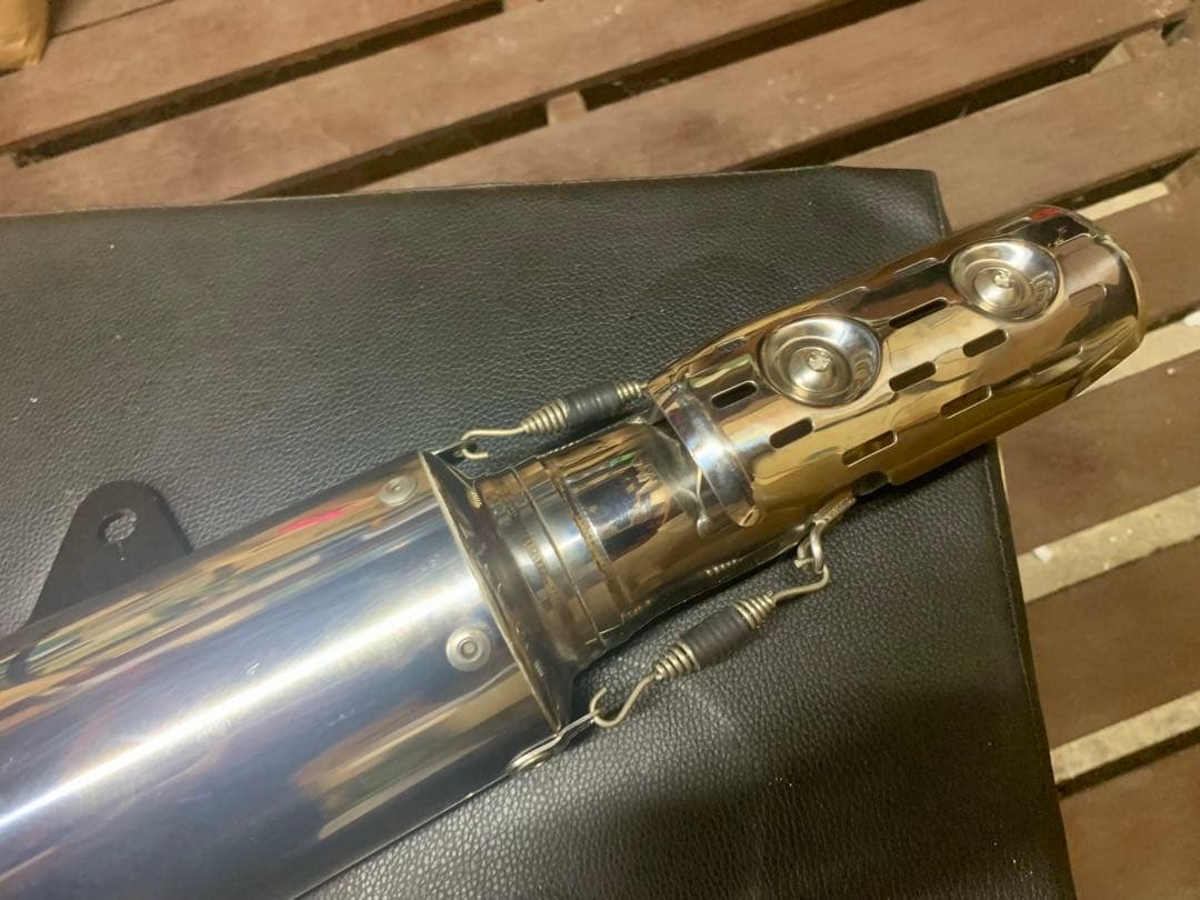 ホンダGB350用 モリワキ（MORIWAKI）スリップオンショートメガホン