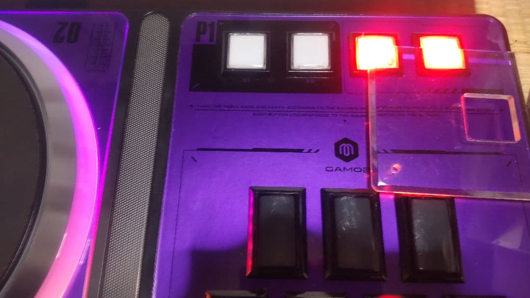 ビートマニア DAO PHOENIXWAN LMT 三和ボタン 静音化 パープル