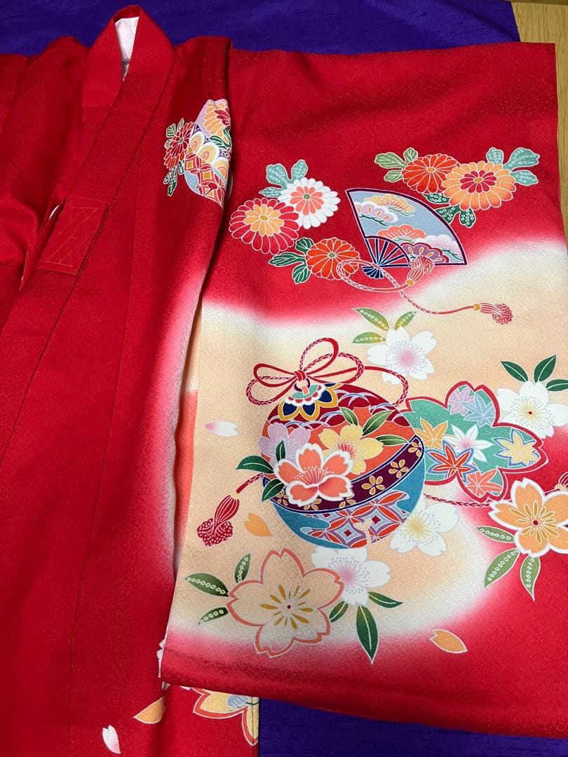 夏　お宮参り用 着物 正絹