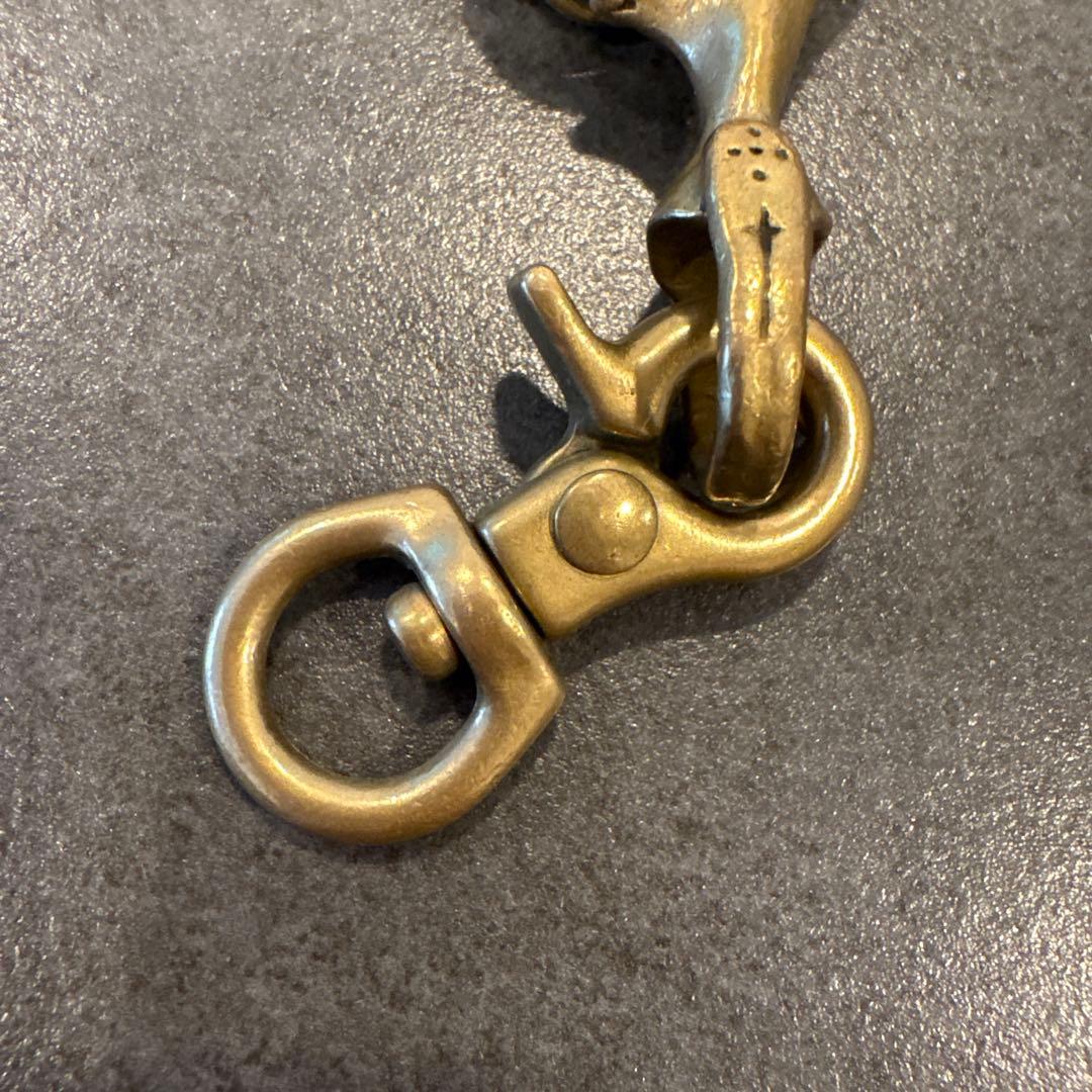 小物 galcia MUSTACHE SKULL KEYHOLDER