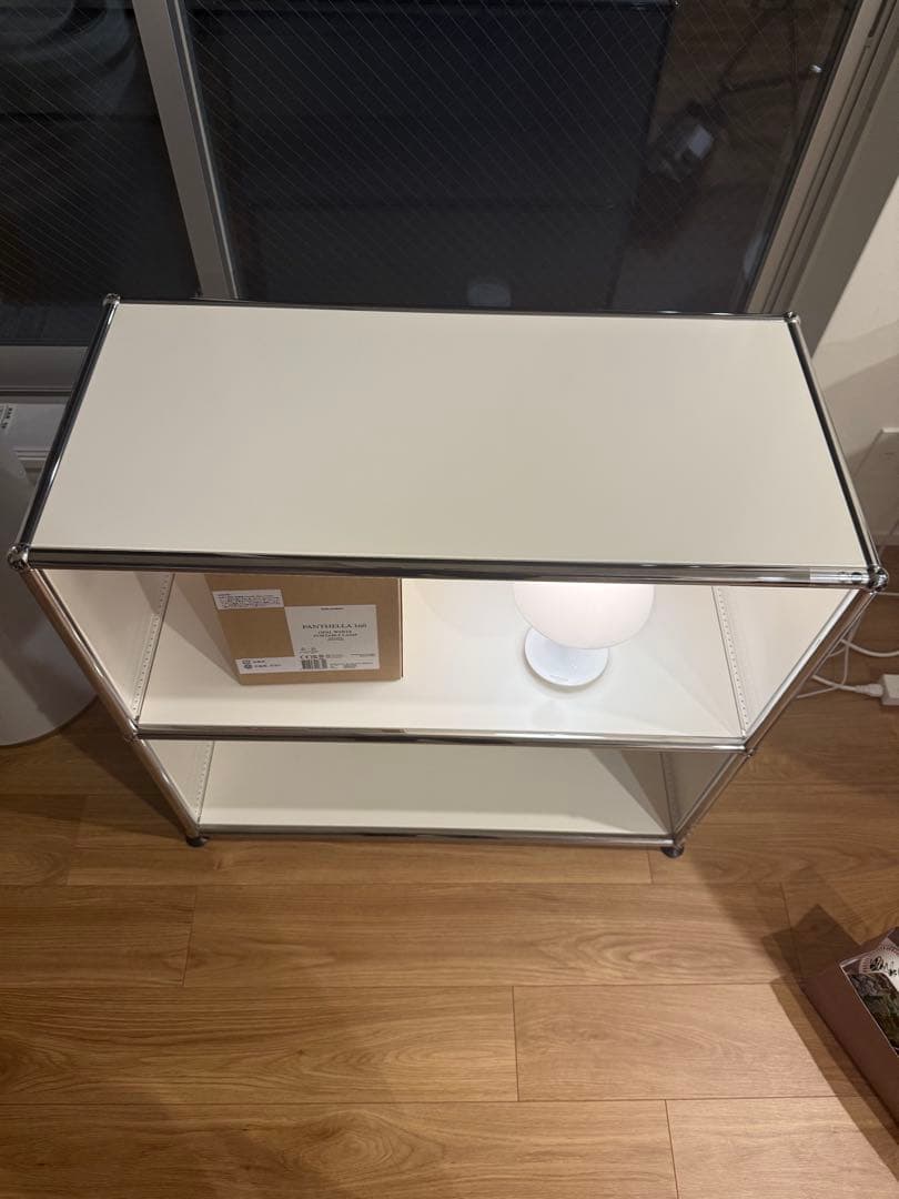 【美品】 USMハラー Haller 2段シェルフ ホワイト 即納