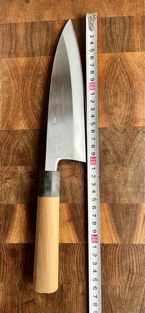 正本総本店　玉白鋼　出刃　7寸　210mm 包丁　本霞　和包丁　水牛