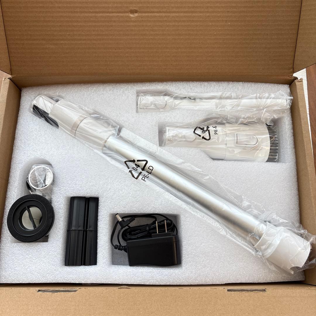 コードレス掃除機 除菌機能搭載 75Kpa 超強力吸 自立式 65分連続稼働