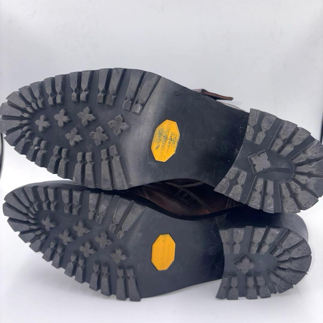 5351 POURLES HOMMES エンジニアブーツ【42】ブラウン Y2K