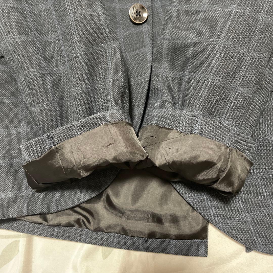 男の子 165cmフォーマルスーツ ネイビー シャツ・ネクタイ付き