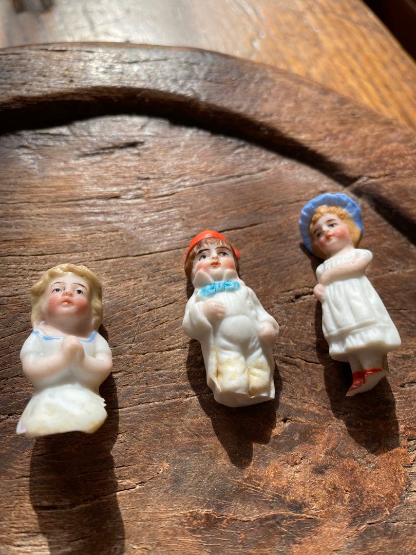 みくる　ドイツ　アンティーク　ミニ　ビスクドール　5体　陶器