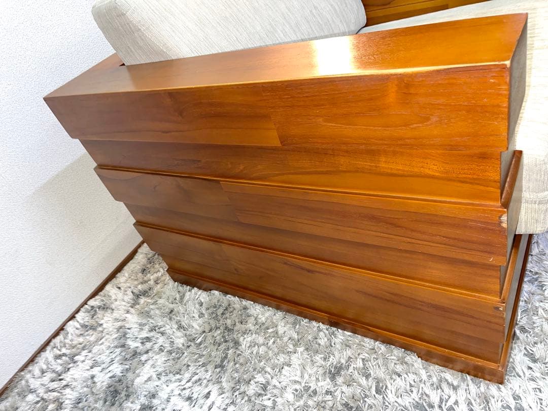 ♦︎参考価格　約180,000円♦︎ スキャンティーク　ソファ　チーク材　1P