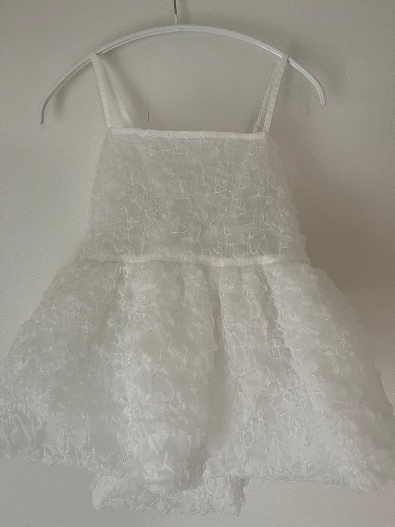 【美品】rosymonster オーガンジートップス　ホワイト