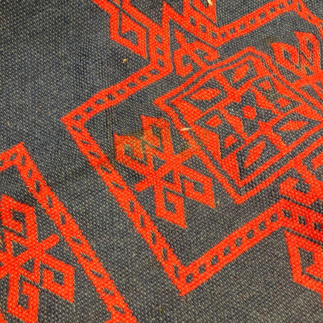 幾何学模様 ラグ トライバル カフカス地方 キリム ビンテージ ヴィンテージ